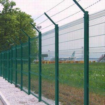 8 Gauge Welded Wire Fence Anti Climb Wire Mesh Fence Hog Fence Rolls