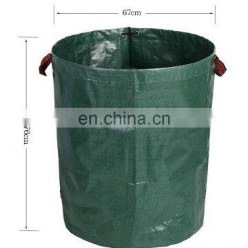 Garden bag for leaf collection and waste bag for back yard PP material