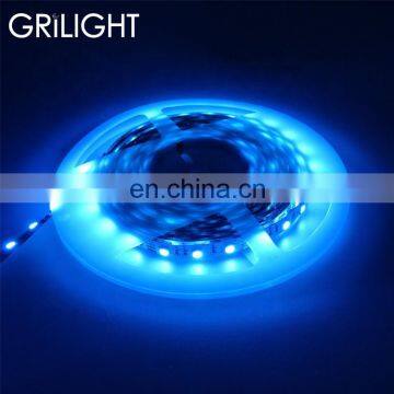 60leds per meter smd 5050 turquoise blue color led strip lighting