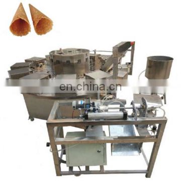 Ox horn cone making machine|Semi-automatic ice cream cone making machine|Egg cone forming machine