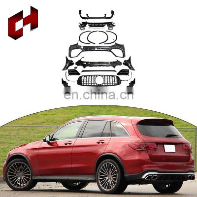 CH Original Grille Carbon Fiber Exhaust Grille Svr Cover Body Kit For Mercedes-Benz Glc X253 2020 And 2021 To Glc63 Amg