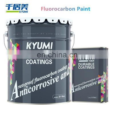 Kyumi anti rust anti corrosion fluorocarbon resin paint liquid coating good weather resistance  finish paints