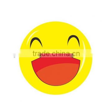 Manufacture big smile reflective safety sticker for promotion