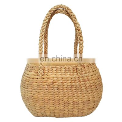 Water Hyacinth Handbag Straw pouch bag, handmade Beach bag, Summer purse Vietnam Supplier