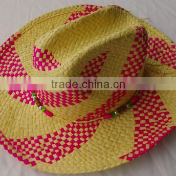 Hot Selling mexican Straw Cowboy Hat Wholesaler For Ladies