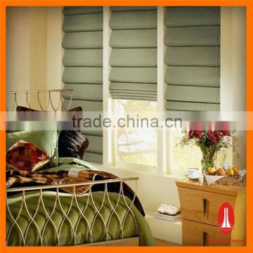 Curtain times Motorized Vertical Fabric Roman Window Blinds for decorated