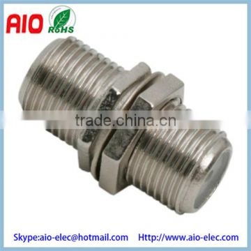 F type Female to female Socket Coupler adapter connector for wall panel
