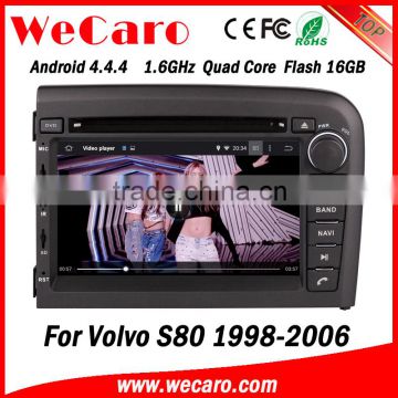 Wecaro WC-VL7061 Android 4.4.4 car stereo 1024 * 600 for volvo s80 car dvd radio WIFI 3G 16GB Flash 1998-2006                        
                                                Quality Choice