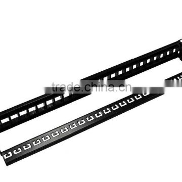 With Metal Cable Bar 24 ports UTP blank patch panel