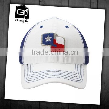 Hot selling wholesale 100% cotton trucker hats curved brim flat embroidery logo flexfit mesh caps