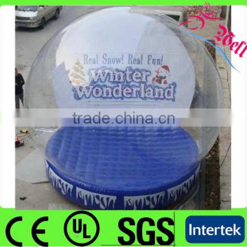 Inflatable Custom Snow Globe, Ideal for Christmas Decoration