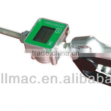 fuel oil manual nozzle with LCD display meter