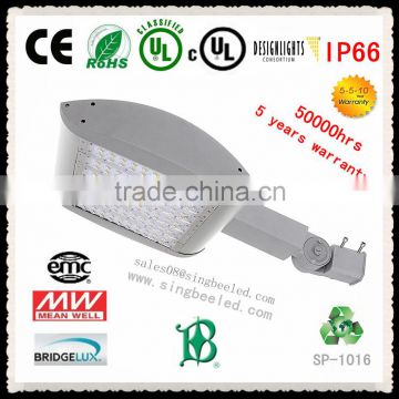 120w 5years Warranty IP66 CE RoHS UL cUL DLC LED Street Lamp with Pole