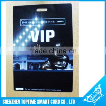 High quality Hard Plastic luggage tag/VIP tag card
