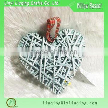Hot sale decorative heart shaped decorations willow heart/ Big decoration heart
