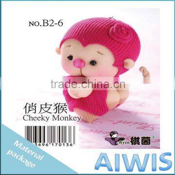 DIY material package --- "B2-6 Cheek Monkey" candy doll