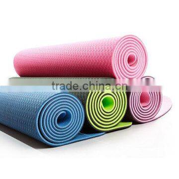 6mm eco friendly high density sticky yoga exercise mat azo