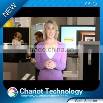ChariotTech video projector/rear projection presenter, virtual presenter with best price, make your display different