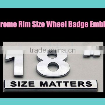 car emblems,chrome rim badges