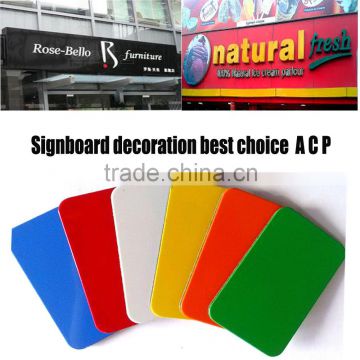 Signboard aluminium Composite Panel advertising billboard Gloss ACP sheet