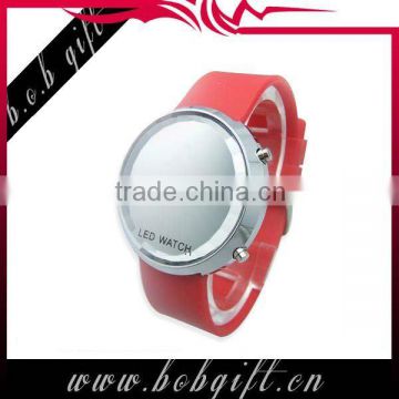 2014 promotional fashion varous odm led silicone watch