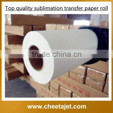 2015 guangzhou factory sale high quality 100gsm heat transfer paper roll