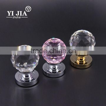 shining crystal ball zinc alloy door knobs