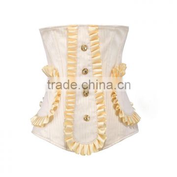 Hotsale Fashion Woman Sexy Lovely Yellow Princess Corset For Party
