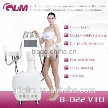 B-022 V10 7in 1 multifunction vacuumm Cavitation system beauty machine for whole body slimming&reshape