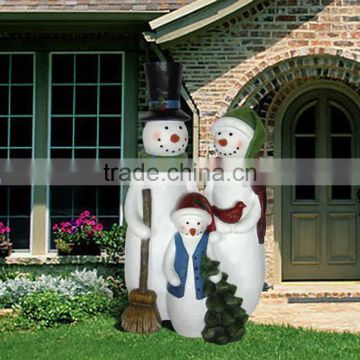 wholesale promotion resin craft fiberglass christmas garden statue decorations
