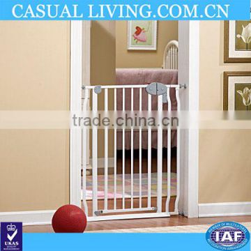 EXTRA TALL STEEL SLAT PET GATE WITH ALARM