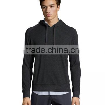 High quality men hoodie v neck cotton plain wholesale thin hoodie