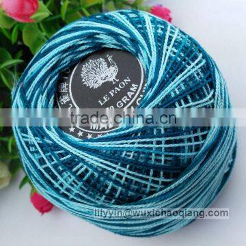 100% Mercerized cotton ,reflective knitting yarn