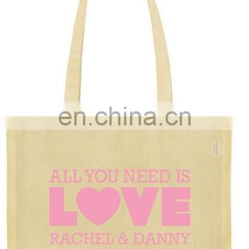 All You Need Is Love Wedding Bag Favors Personalised Canvas Tote Bag