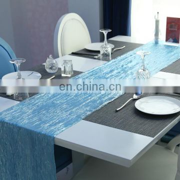 polyester restaurant table cloth for wedding decoration