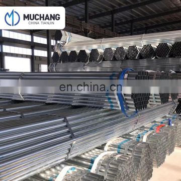 Tianjin 6M-12M weld pipe structure project erw cold rolled black square pipe