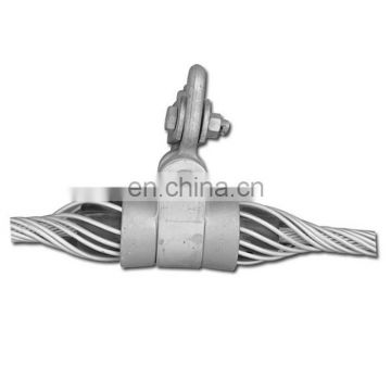 ADSS Aerial Fibre Optic Cable Clamp Suspension Clamp Used For Concrete Pole Straight Tower