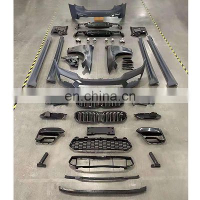 M5 style body kit for BMW 5-series G30 G38 with Front bumper Rear bumper Grille fender side skirt