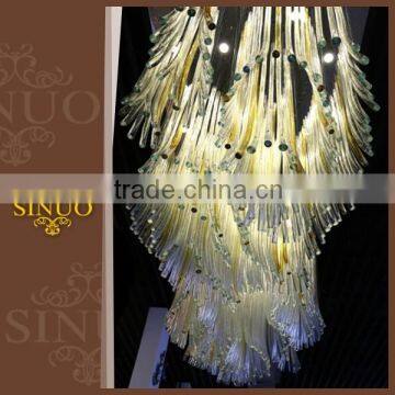 OEM design modern style clear crystal pendant light