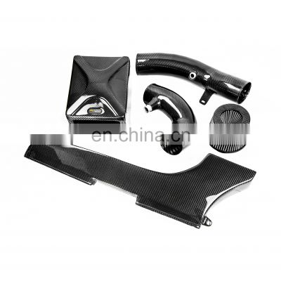 Factory Wholesale Dry Carbon Fiber Body Modification Air Inlet Engine Intake Kit For AUDI RS3 TTRS 2.5T EA855