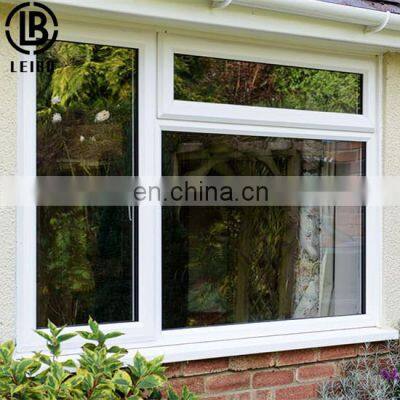 Safety Oval Windows Design Wood Color Pvc Casement Vinyl UPVC Window With Quality Assurance