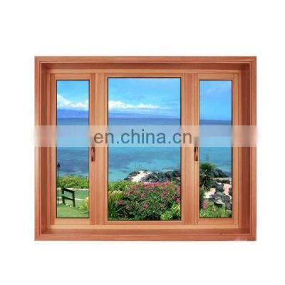 villa home manual aluminum casement window glass wood grain tendencia 2022