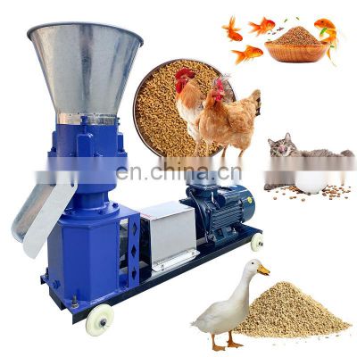 Industry Small Production Making Manufacturer Animal Poultry Cat Chicken Mill Extruder Feed Processing Machine For Fish