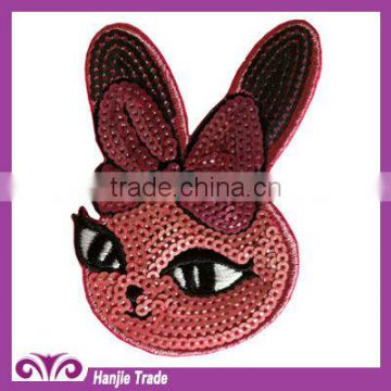 Hot Sale Cute Animal Design Sequin Patches Embroidery