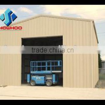 Structural steel fabrication folding garage