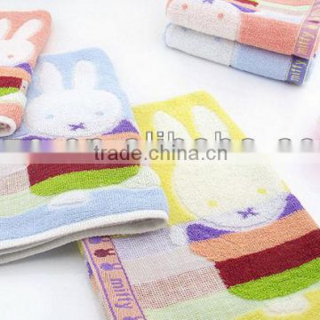 cartoon jacquard cotton hand towel