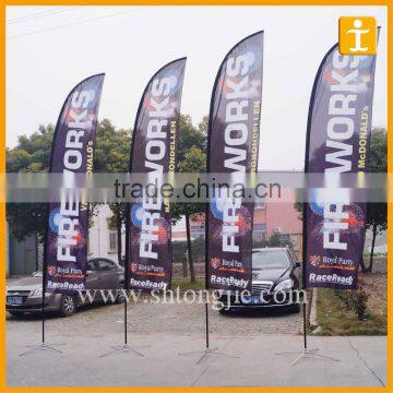 Wholesale beach flag,advertising flying feather flag,teardrop flag