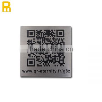 Hot!!! 2014 new technology- photo etching stainless steel qr code tags