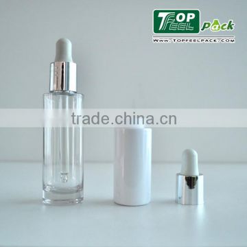 Hot sale 20ml/30ml PETG Plastic Dropper Bottle/ Round Clear PETG Bottle