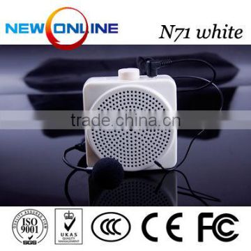 digital audio mini speaker amplifier, microphone,audio amplifier, megaphone N72 White